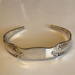 Intricate Silver William A. Roger’s Oneida Ltd Cuff Bracelet
